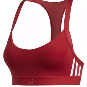 Adidas Performance Sport Bra All Me 3-Stripe Bra S